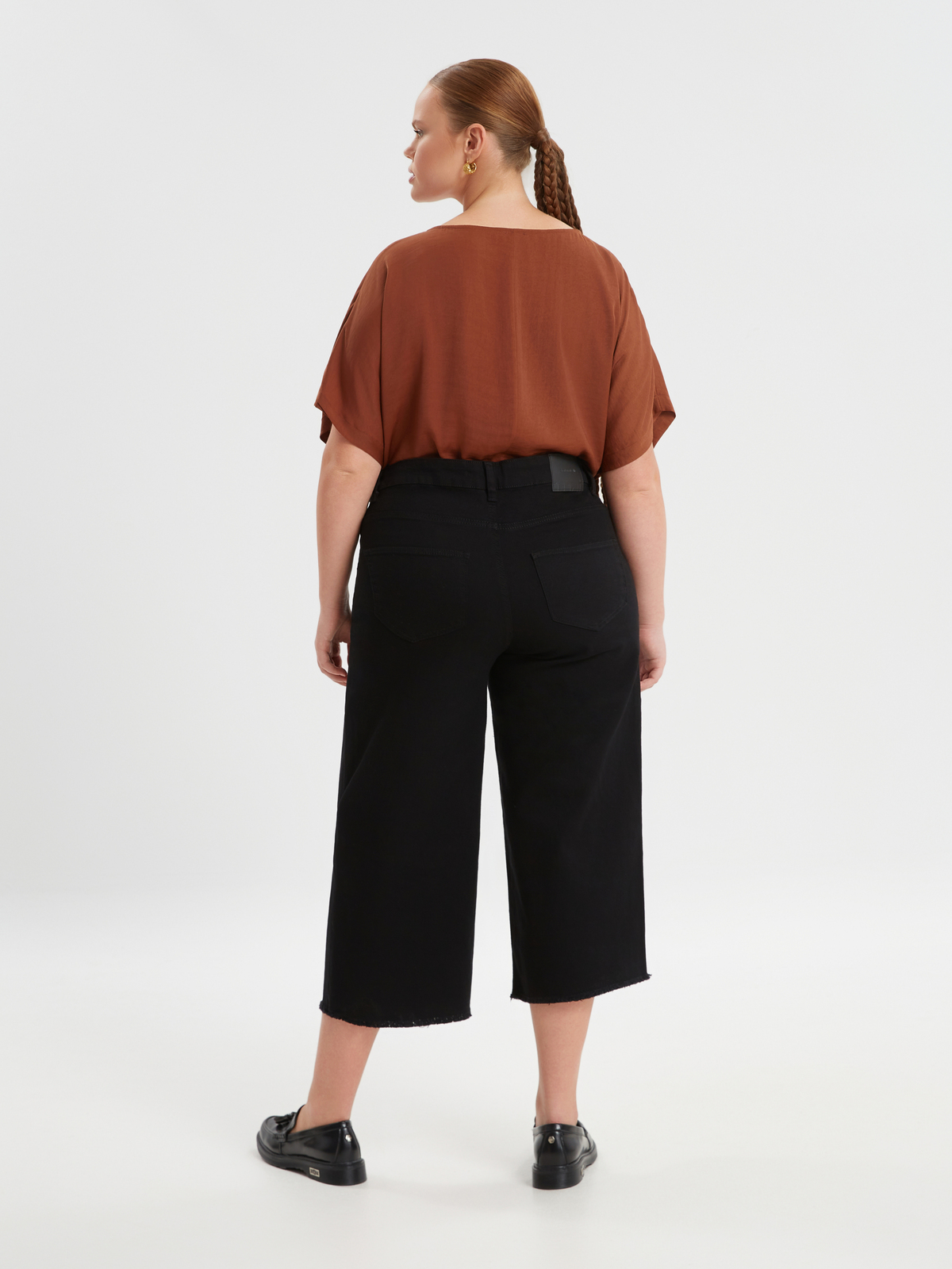 Τζιν φαρδύ cropped φωτογραφία