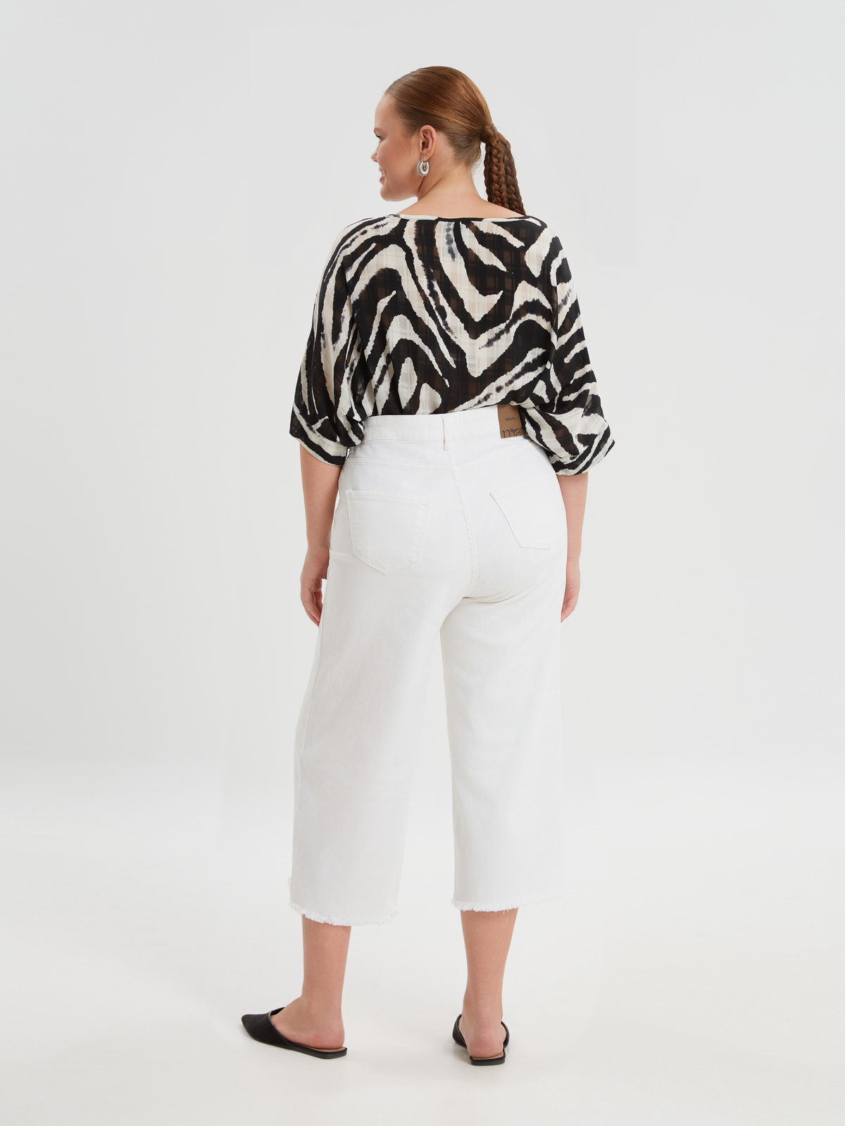 Τζιν φαρδύ cropped φωτογραφία