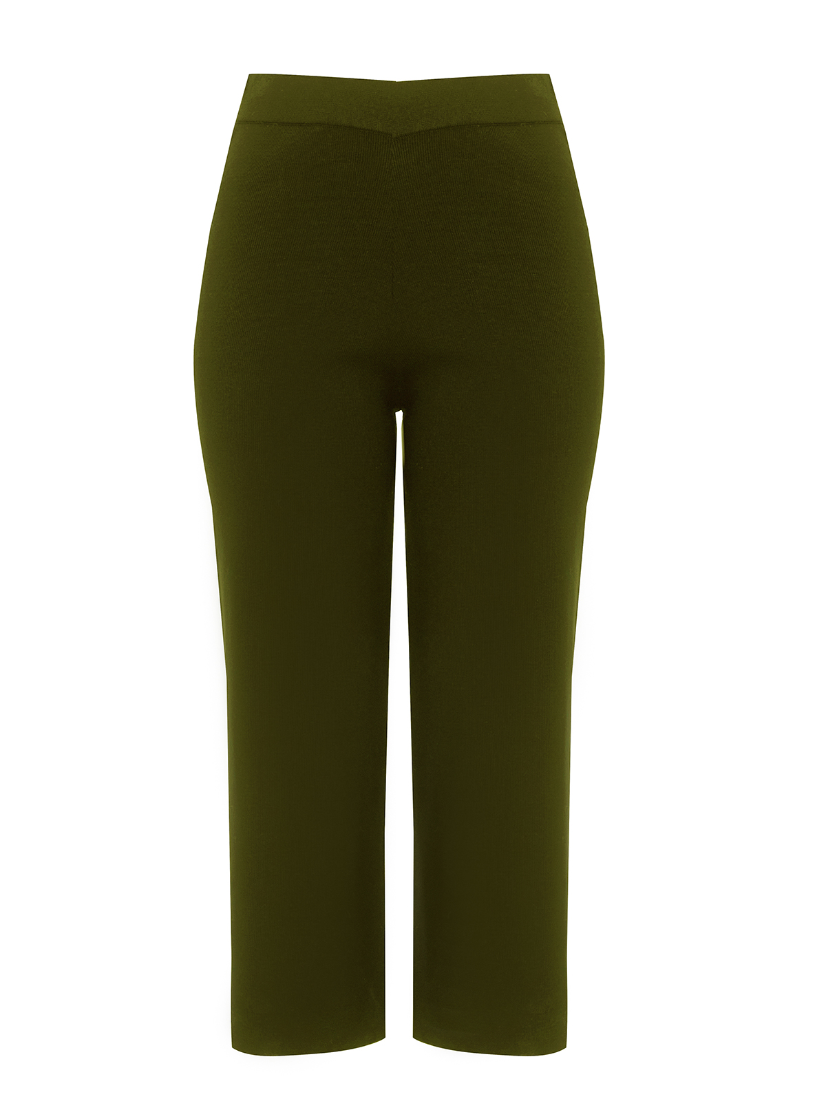 Πλεκτή cropped παντελόνα φωτογραφία