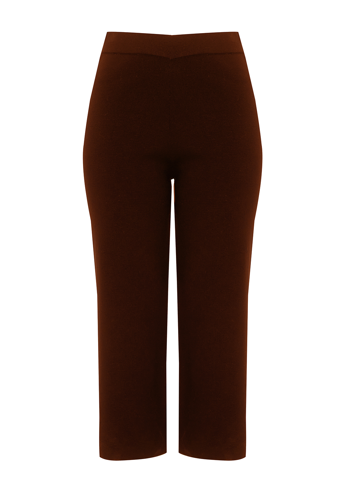 Πλεκτή cropped παντελόνα φωτογραφία