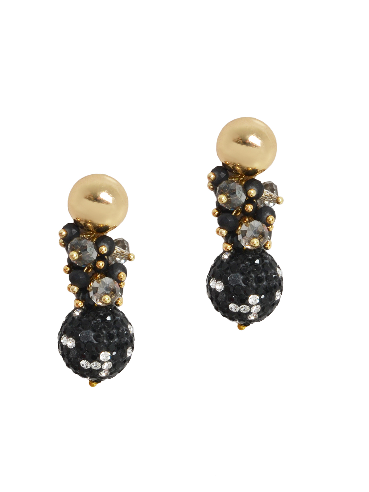 Σκουλαρίκια κρεμαστά με χάντρες φωτογραφία