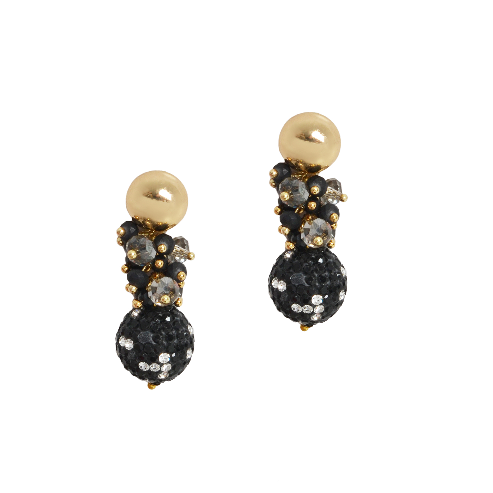 MAT FASHION Σκουλαρίκια κρεμαστά με χάντρες