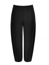 Balloon trousers with tapered hem
