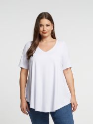 Basic curve hem top