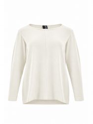 Basic knit jumper with front seam detail
