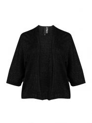 Basic lurex knit cardigan