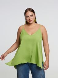 Basic satin cami top