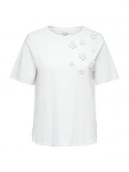 Carryder 2/4 sleeve slit tee