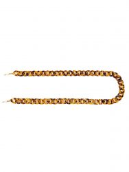 Chunky tortoiseshell sunglasses chain