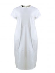 Short-sleeve cotton dress