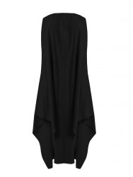 Strapless cotton poplin dress