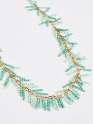 Nature-inspired beaded necklace