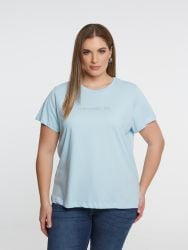 Strass-embellished cotton t-shirt