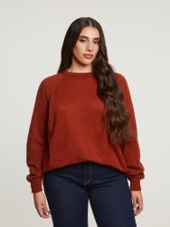 Basic raglan-sleeve jumper