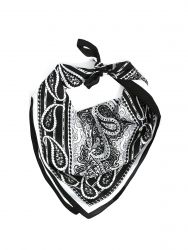 Paisley print scarf