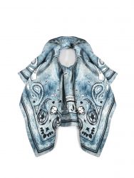Paisley print scrunchie