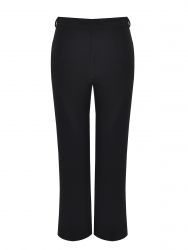 Office-style straight-leg pants