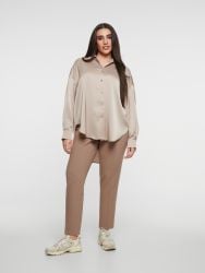 Satin oversized shirt