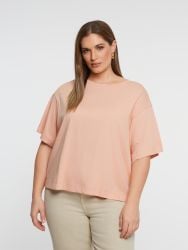 Relaxed fit basic cotton t-shirt