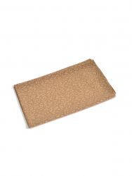 Beige animal motif scarf
