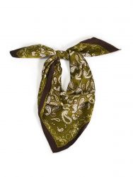 Paisley print scarf