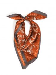 Paisley print scarf