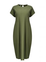 Short-sleeve cotton dress