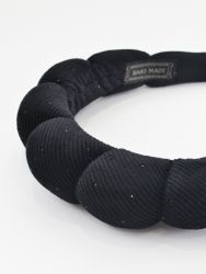 Padded strass-detailed headband