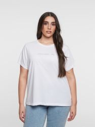 Strass-embellished cotton t-shirt