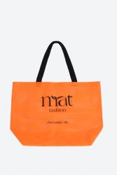 Mesh shopper bag with signature mat logo