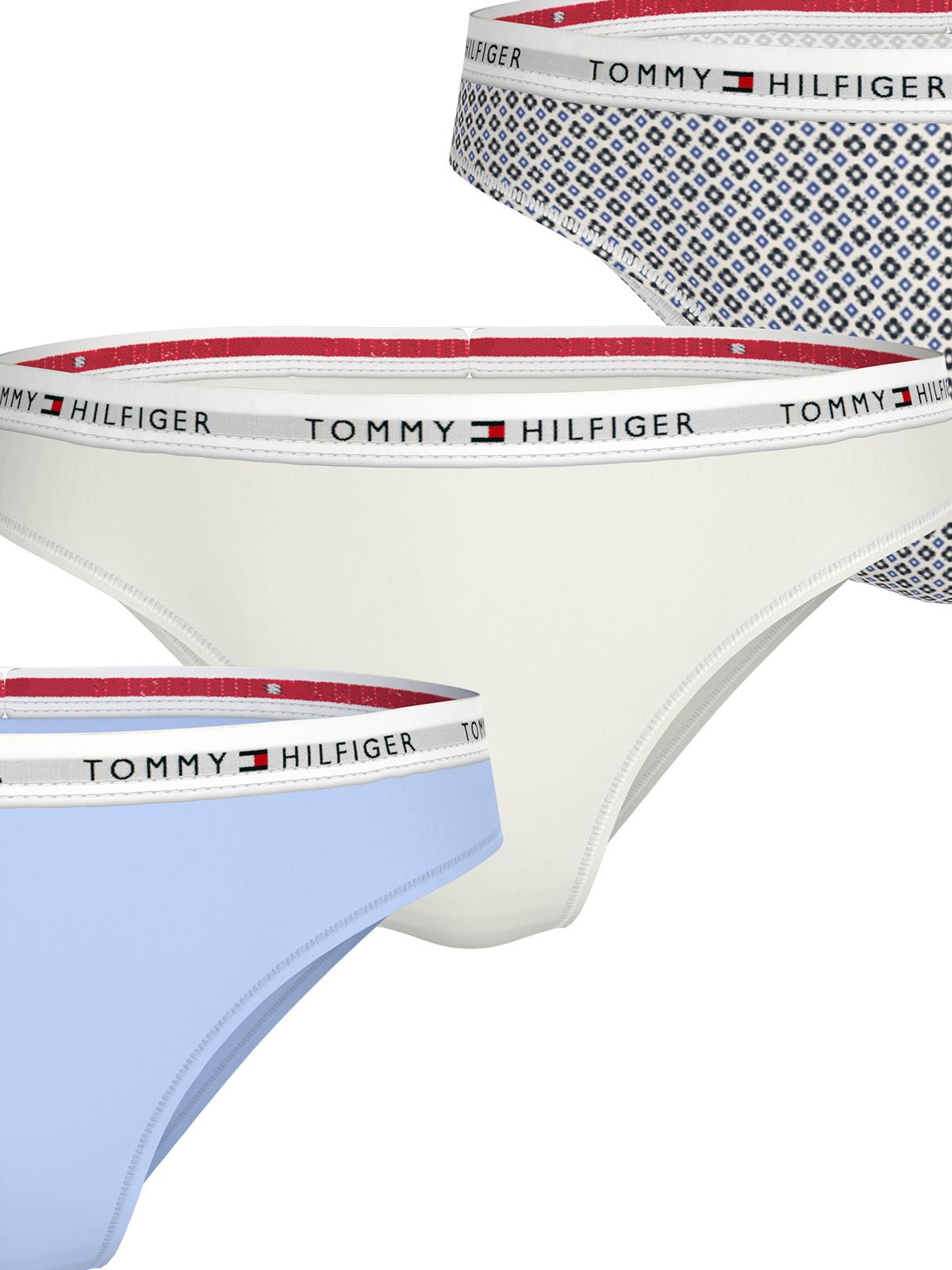 3 Pack Logo Waistband Stretch Cotton Briefs
