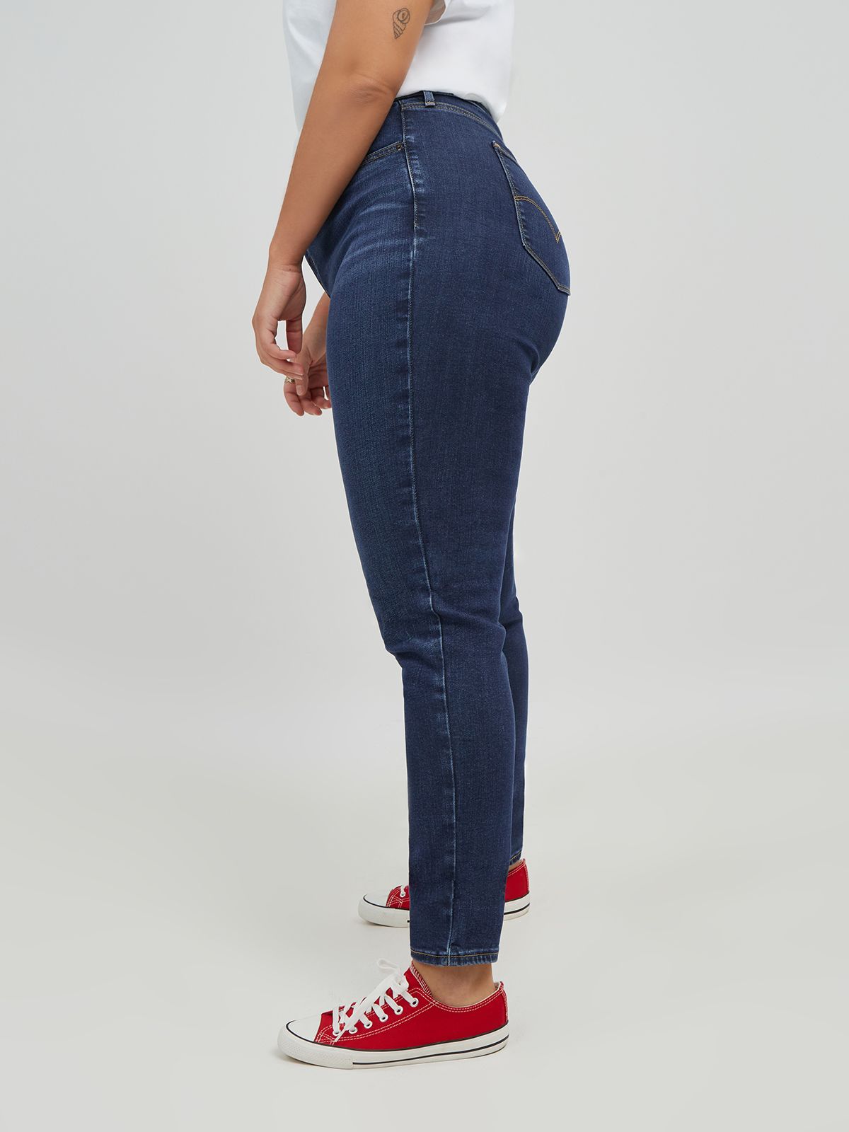 721 High rise skinny jeans