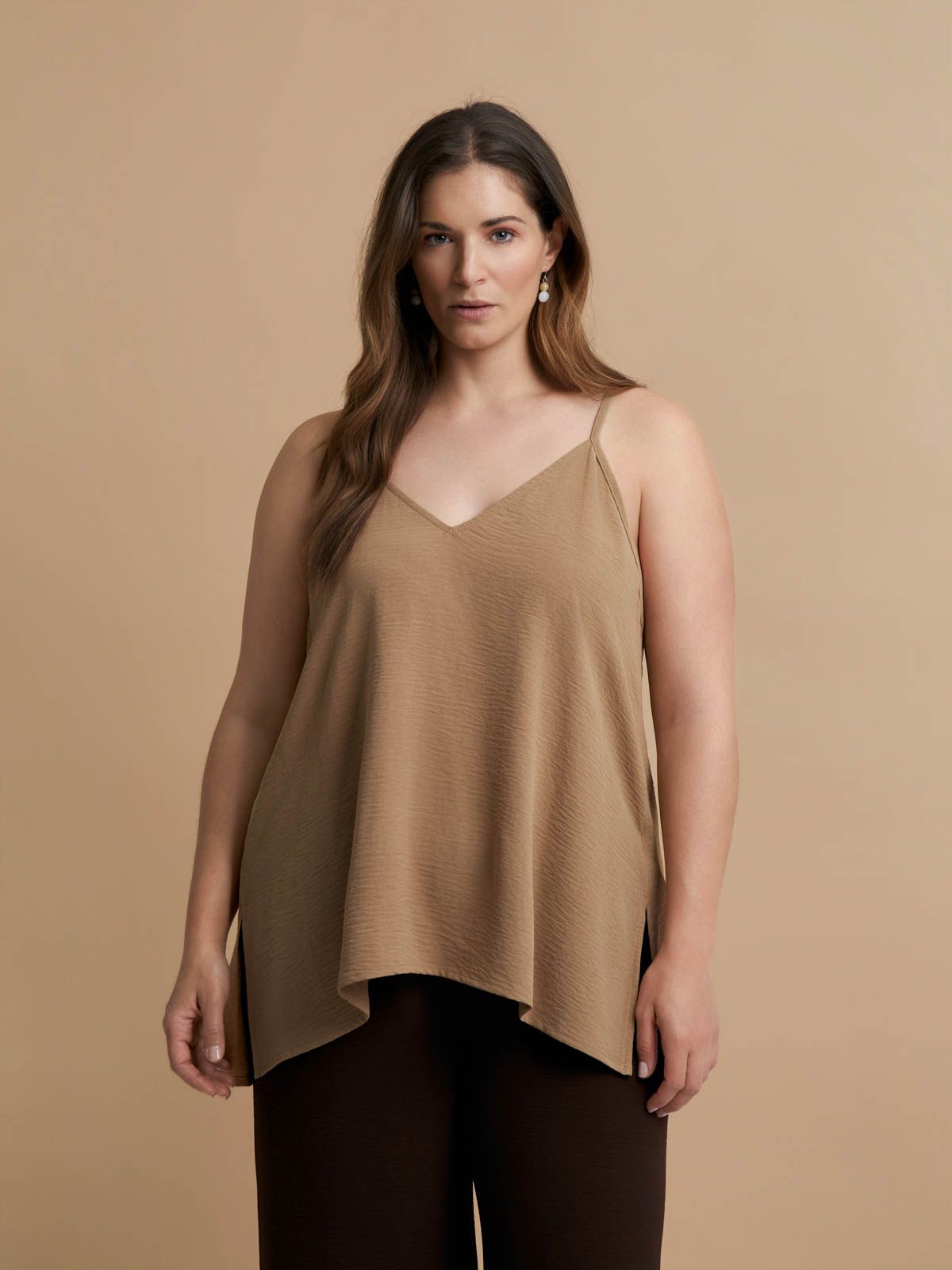 Airwashed crepe essential cami top