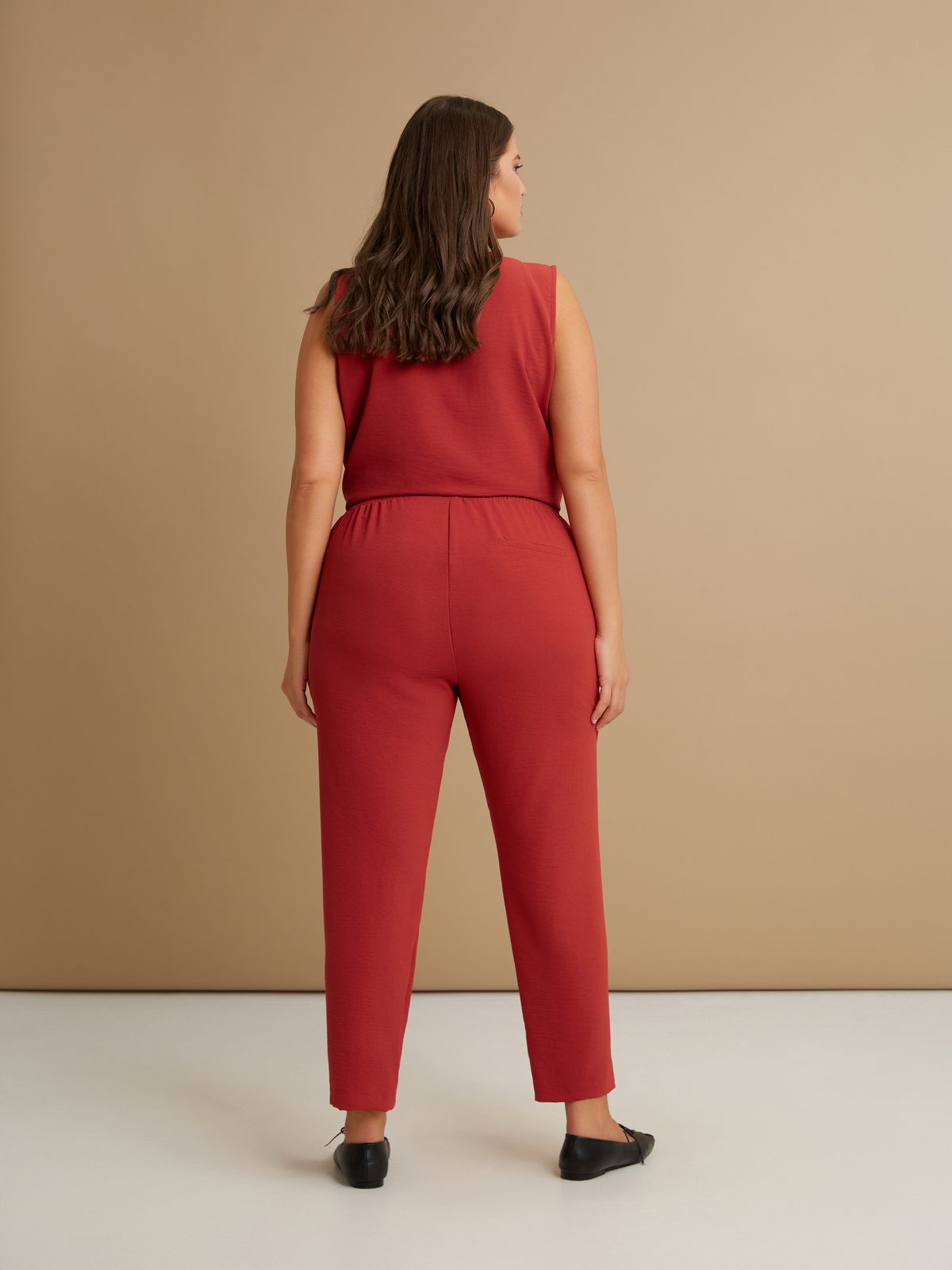 Airwashed crepe joggers