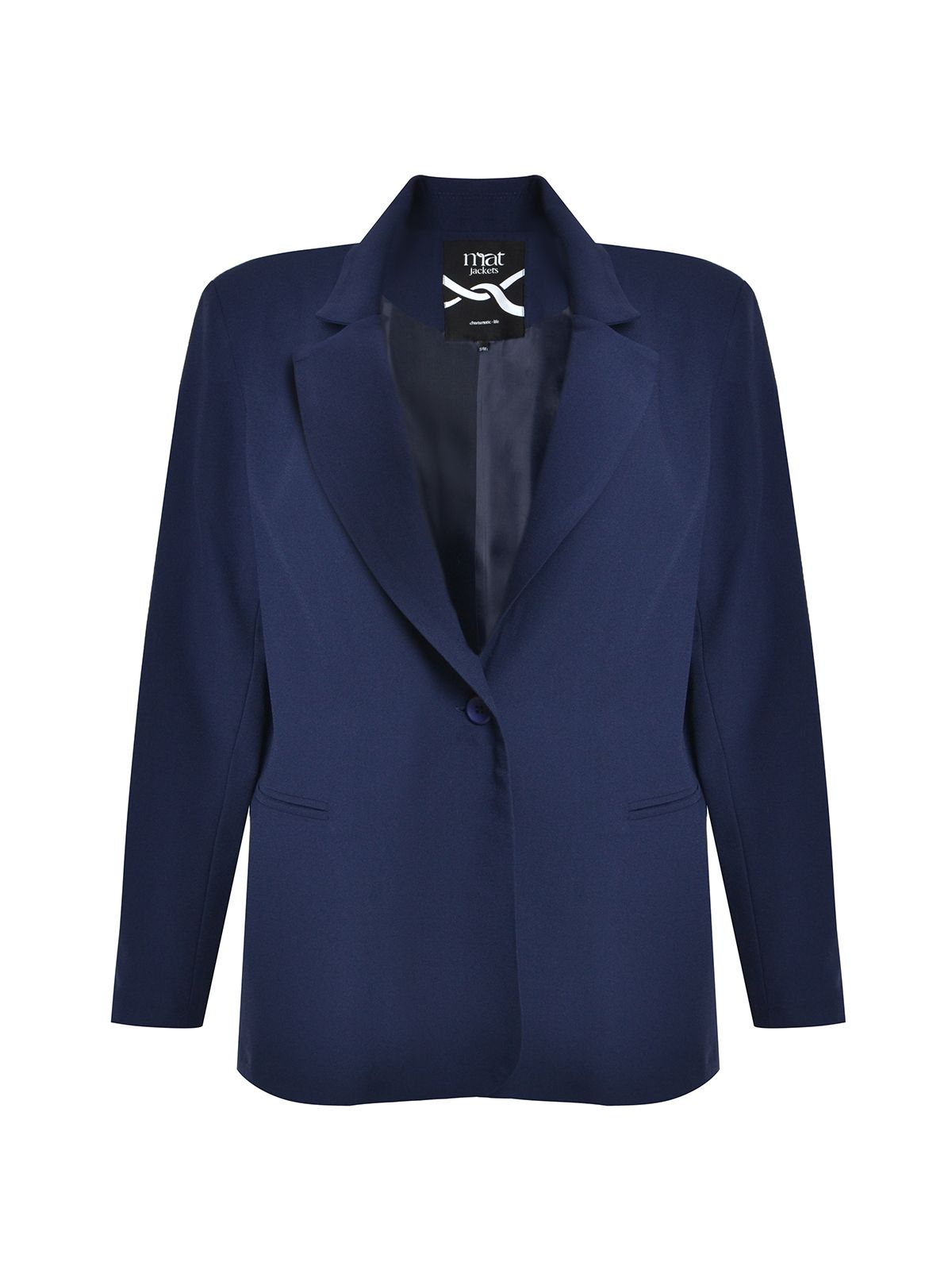 Basic blazer with tailored fit