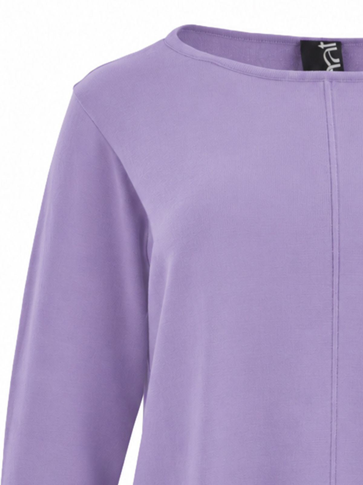 Basic knit jumper with front seam detail