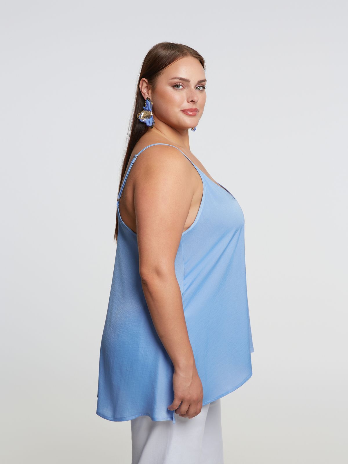 Basic satin cami top