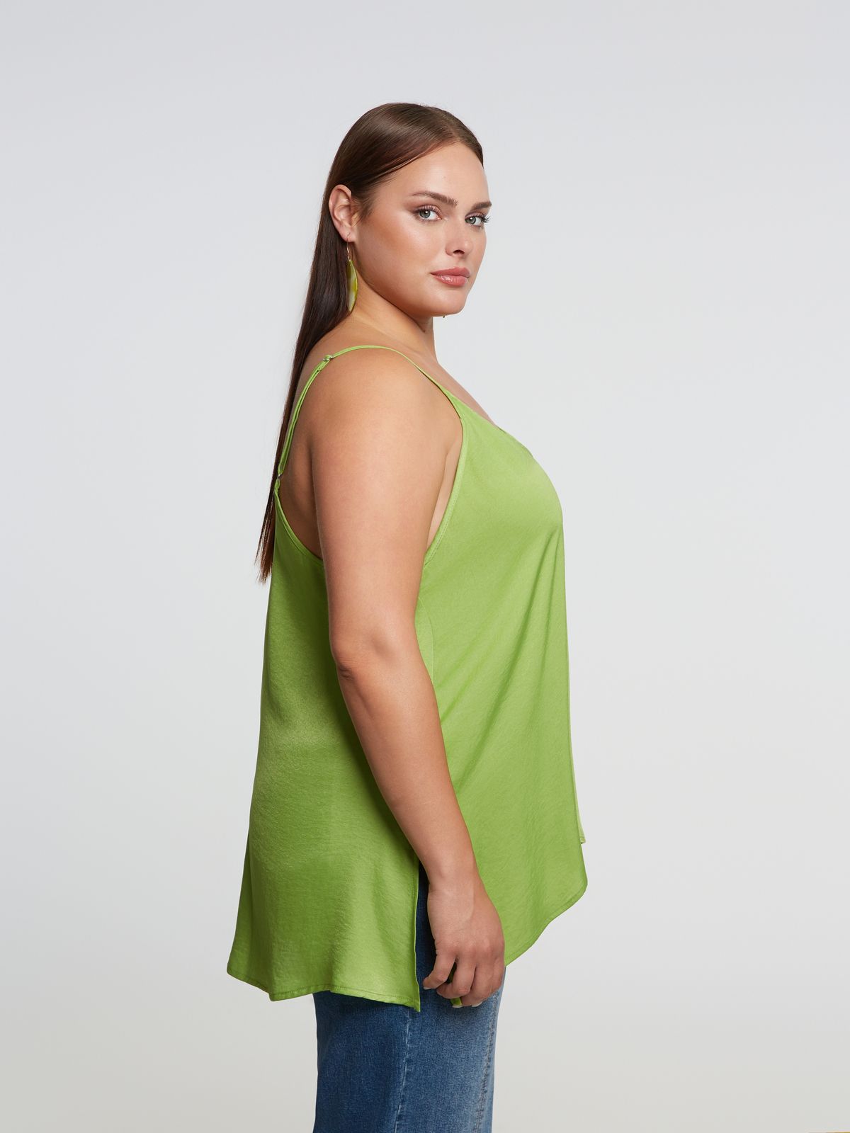 Basic satin cami top