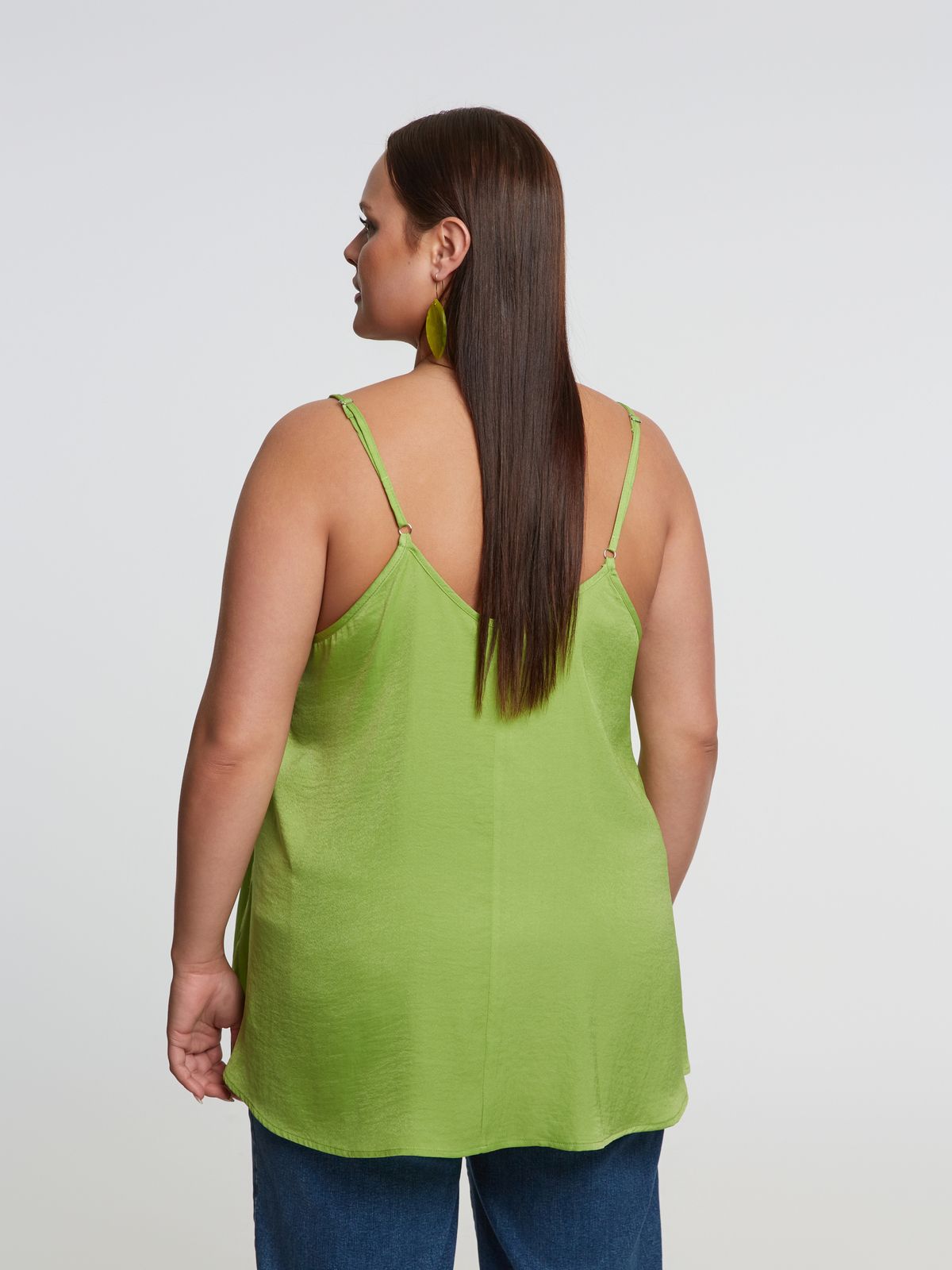 Basic satin cami top