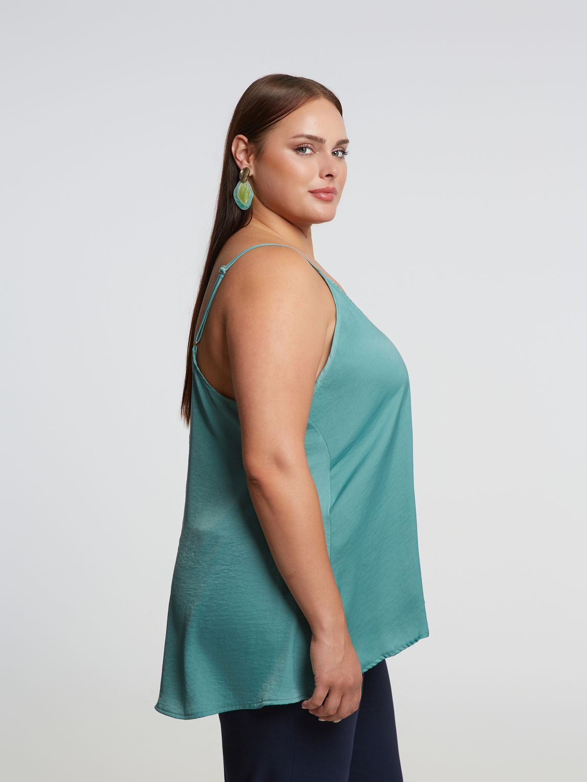Basic satin cami top
