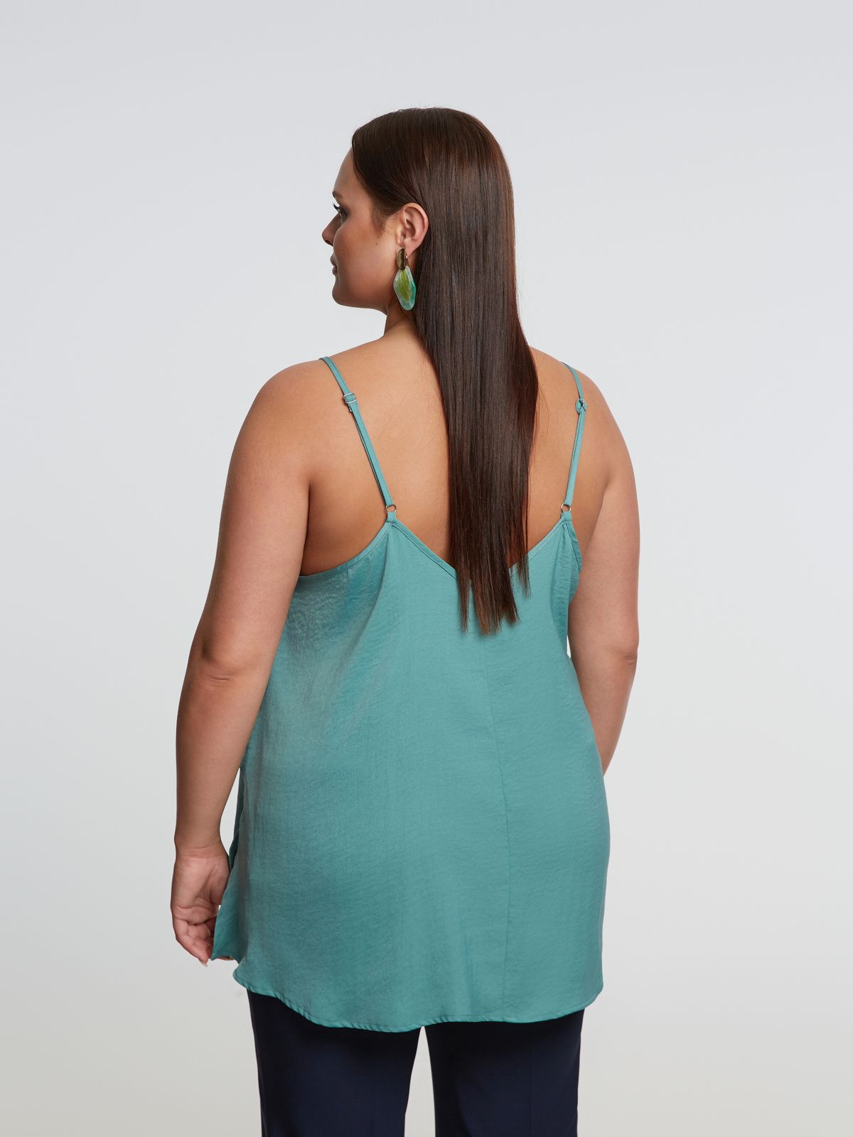 Basic satin cami top