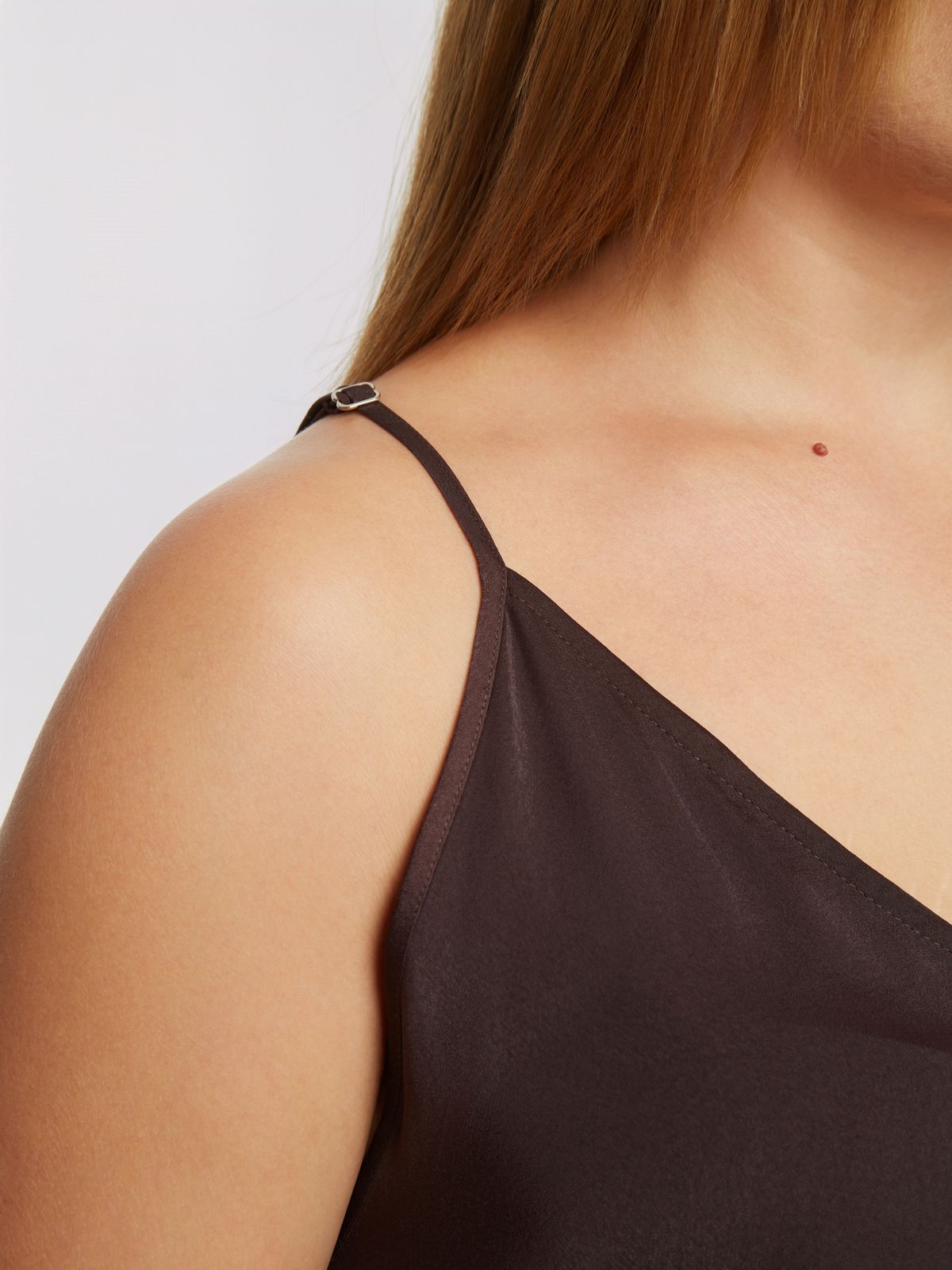 Basic satin cami top | mat fashion