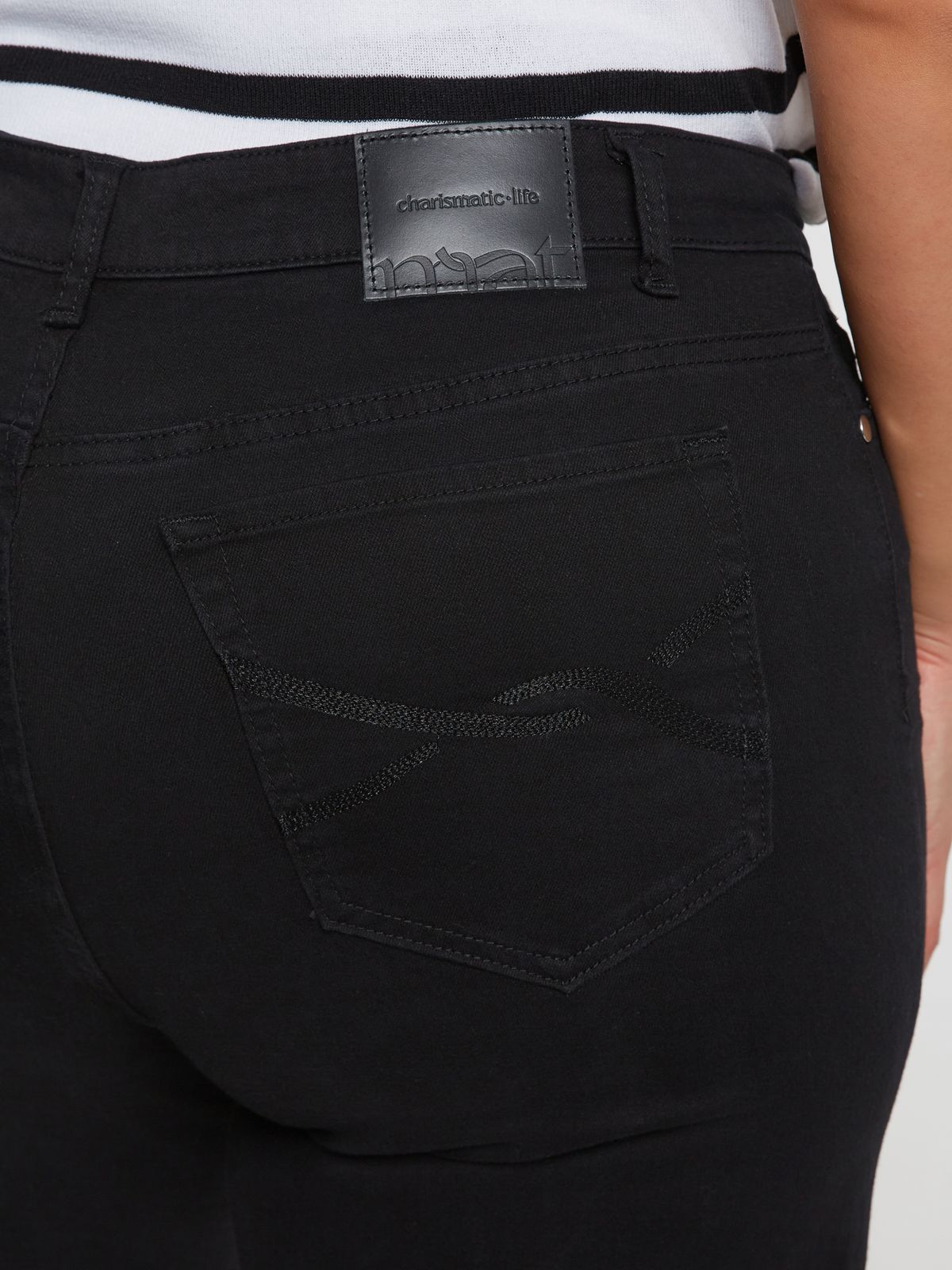 Basic wide-leg cropped jeans