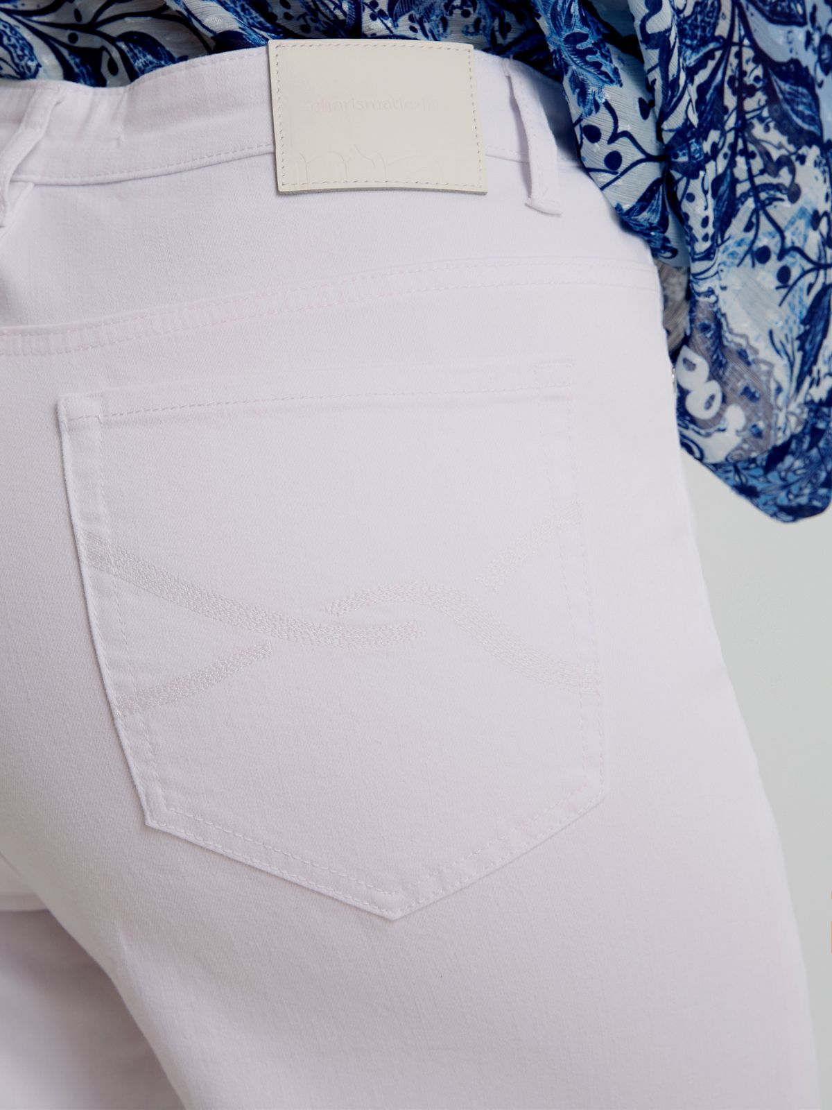 Basic wide-leg cropped jeans