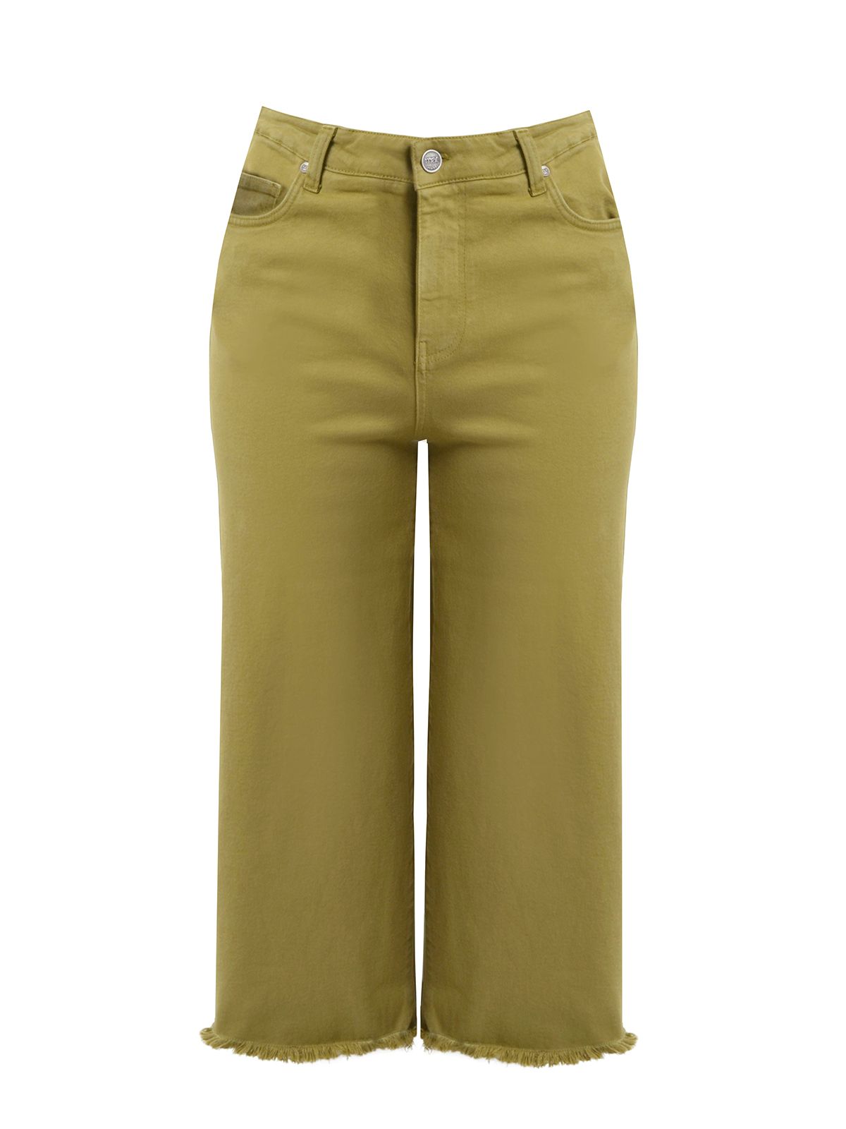 Basic wide-leg cropped jeans