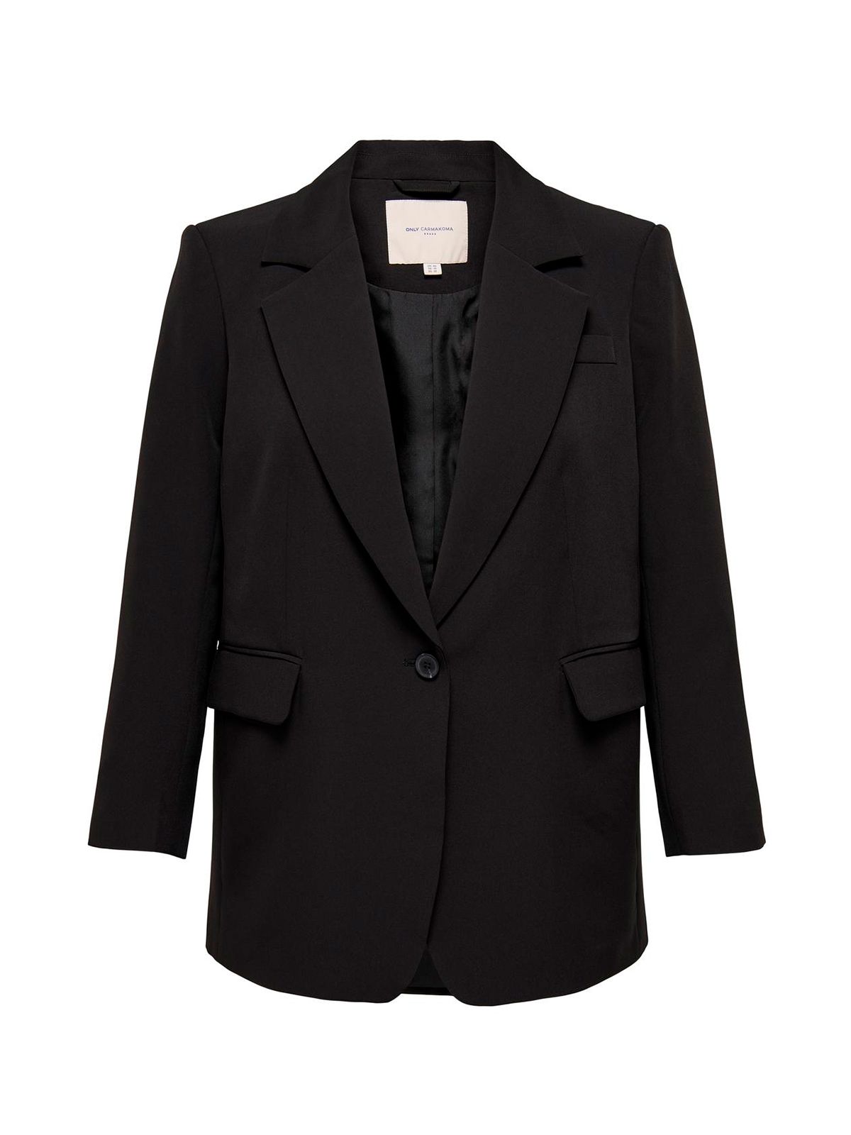 Carlana-berry blazer