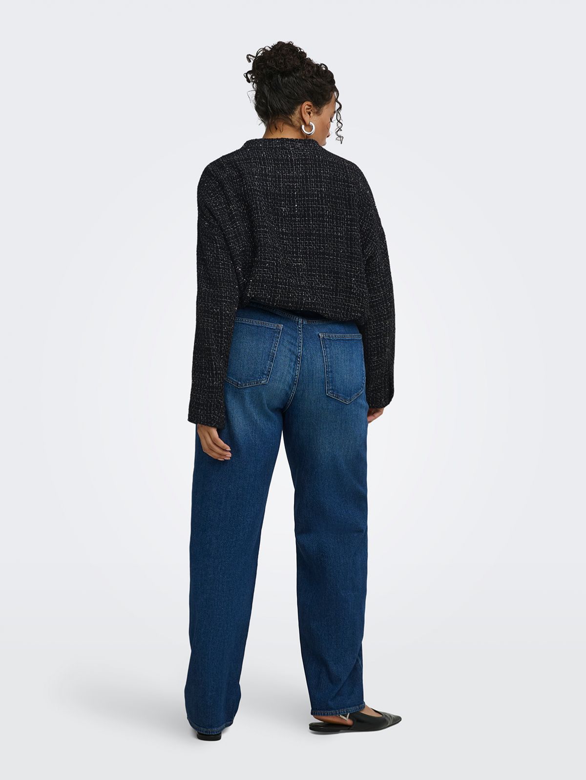 Caramaya boucle glitter bomber