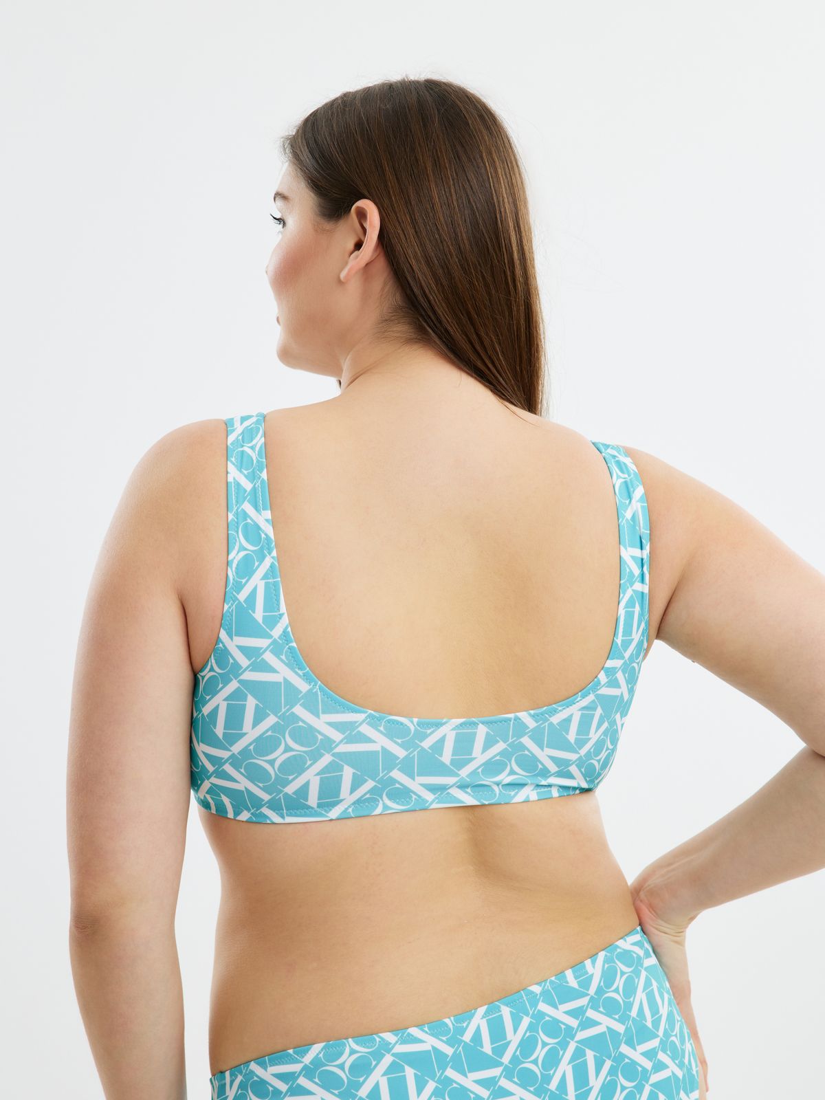 Bralette bikini top - CK Monogram