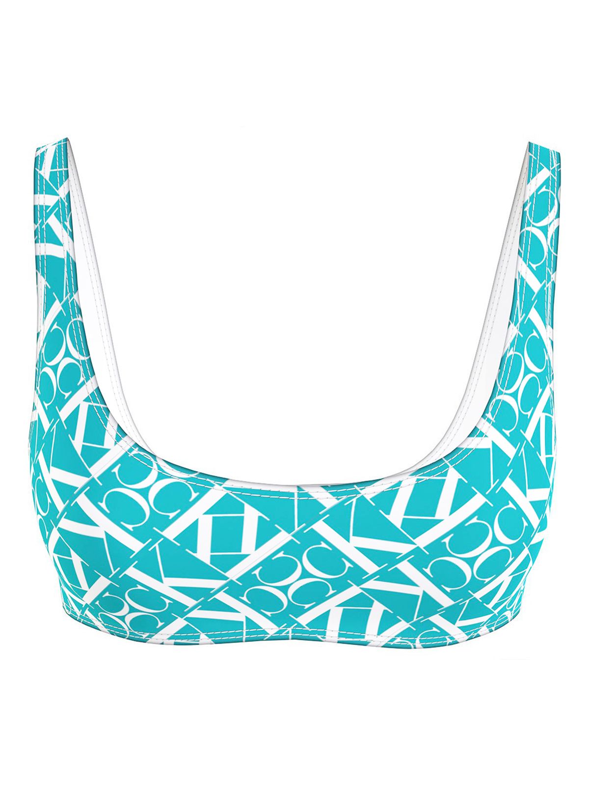 Bralette bikini top - CK Monogram