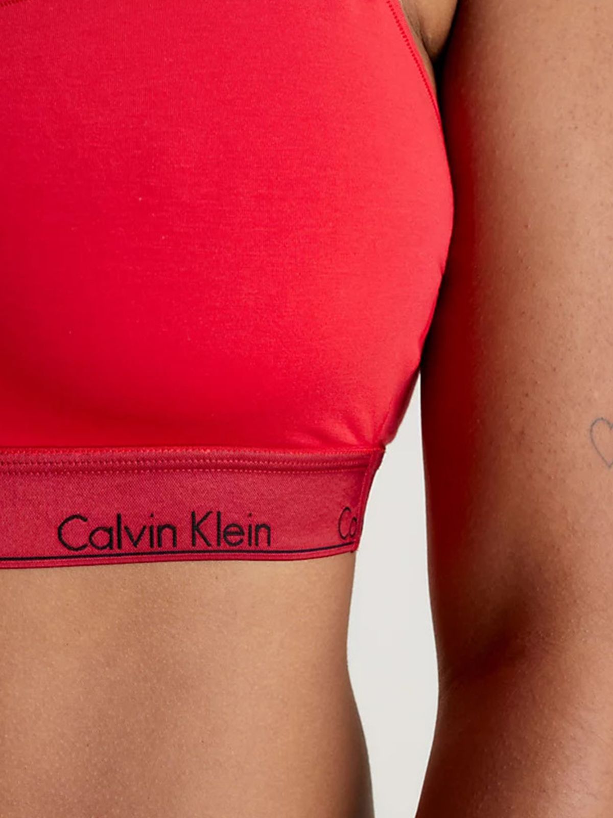 Bralette Modern Cotton in Rouge